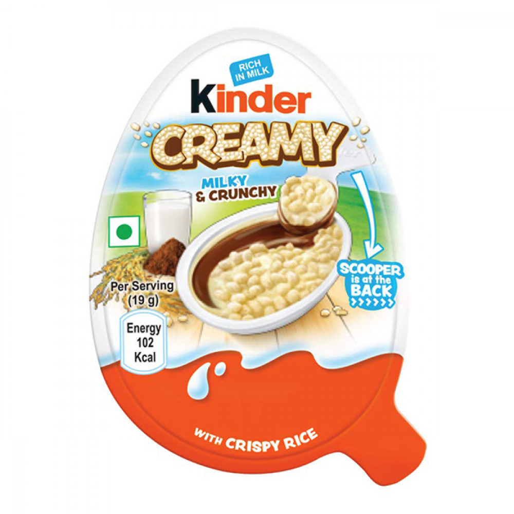 Kinder Creamy Milky & Crunchy 19g