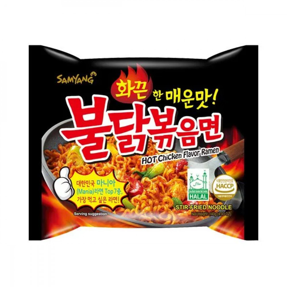 Samyang Hot Chicken Spicy Noodles 140G