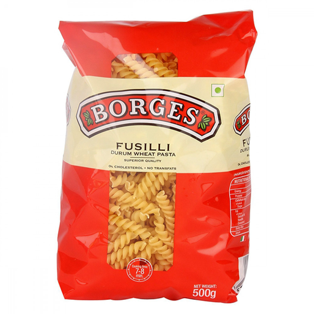 Borges Fusilli Durum Wheat Pasta 500G