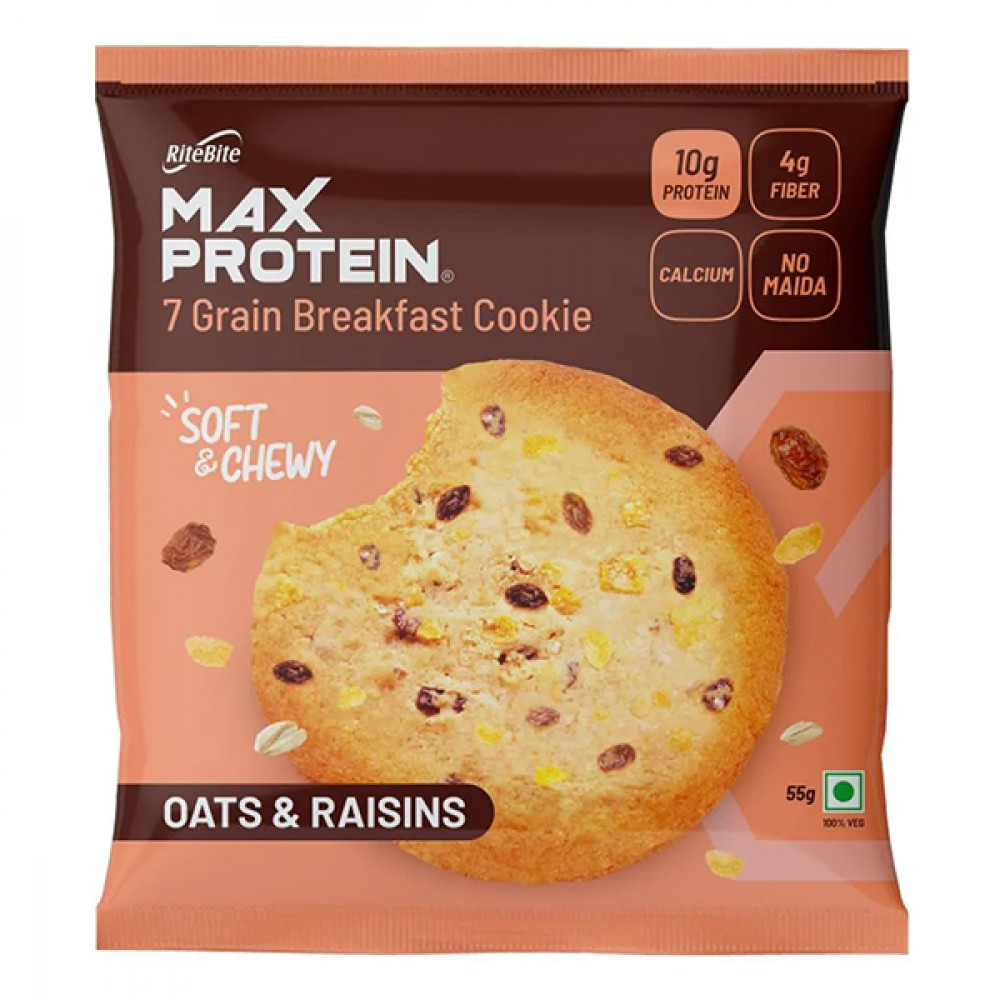 Max Protein Cookies Oats & Raisins 55g