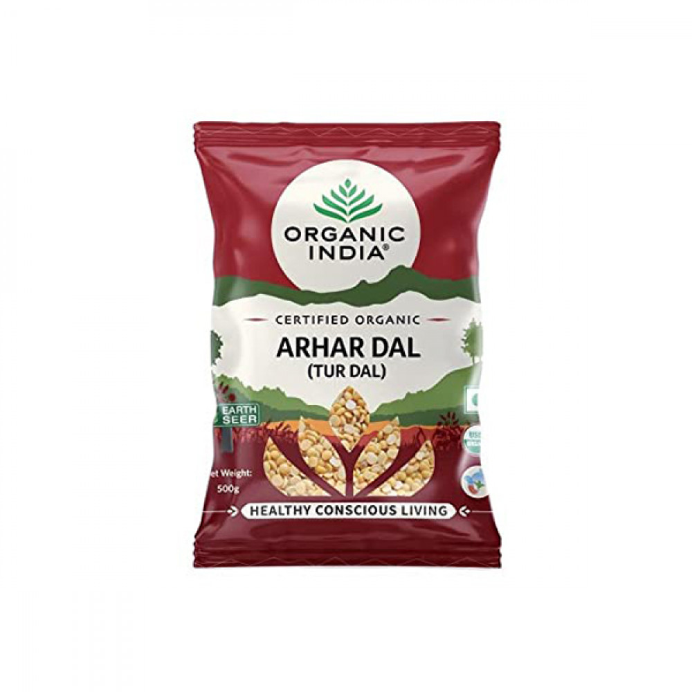 Organic Ind Arhar Dal 500G