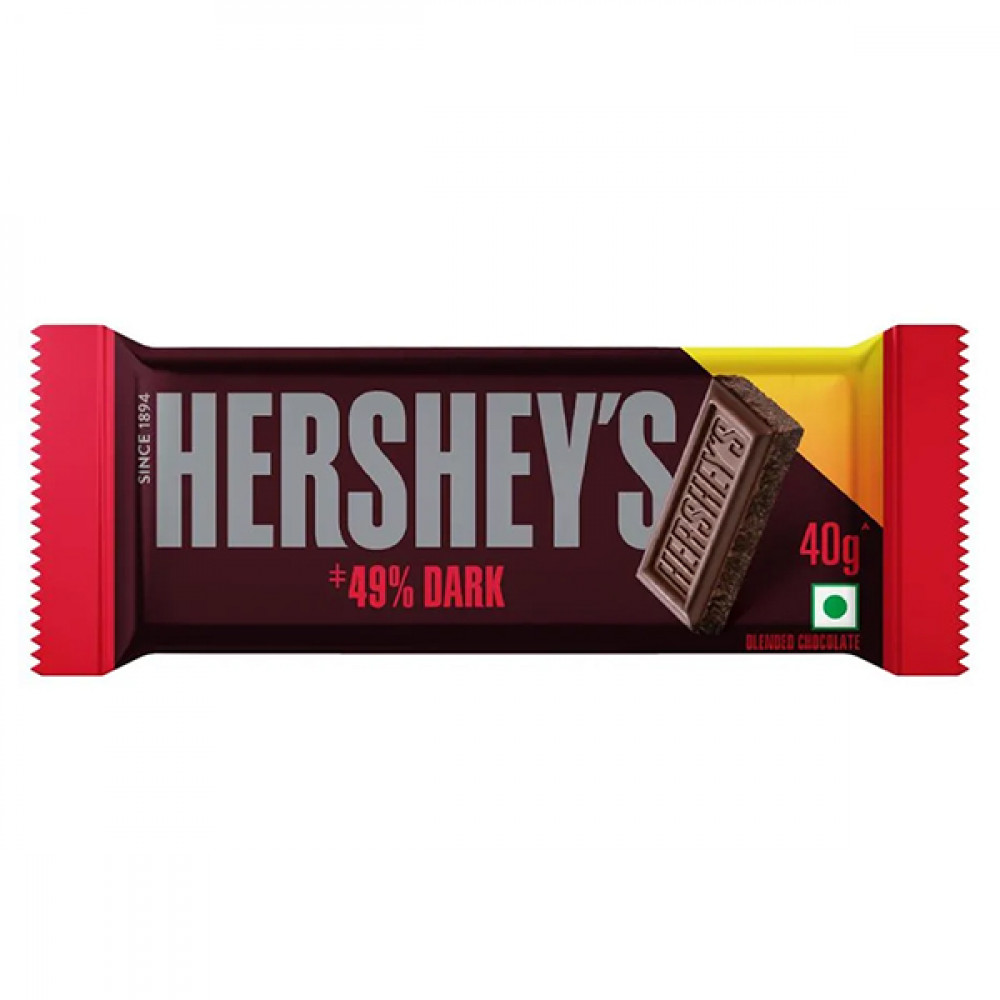 Hershys Dark Chocolate Bar 40g