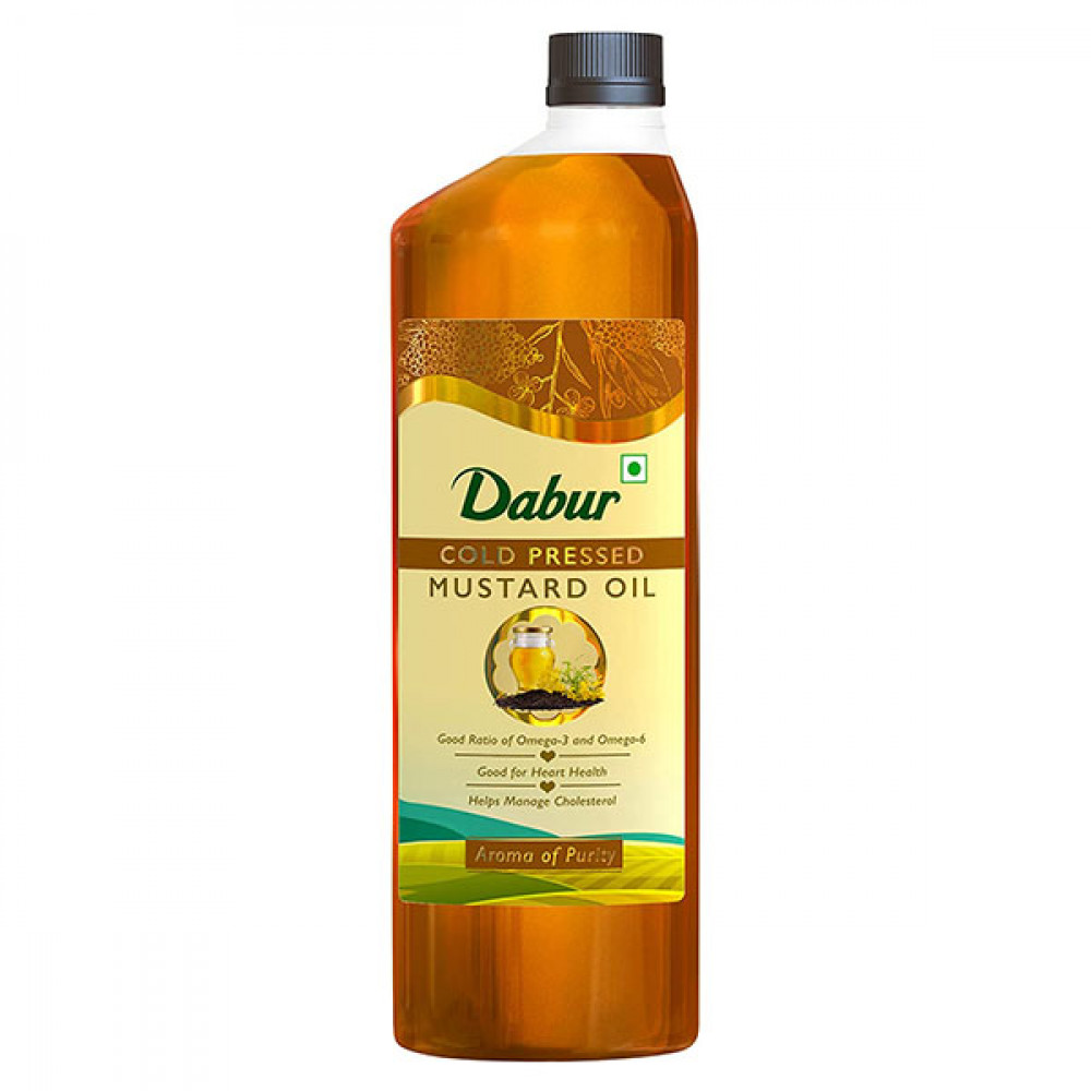 Dabur Cold Pressed Mustard Oil 1Ltr