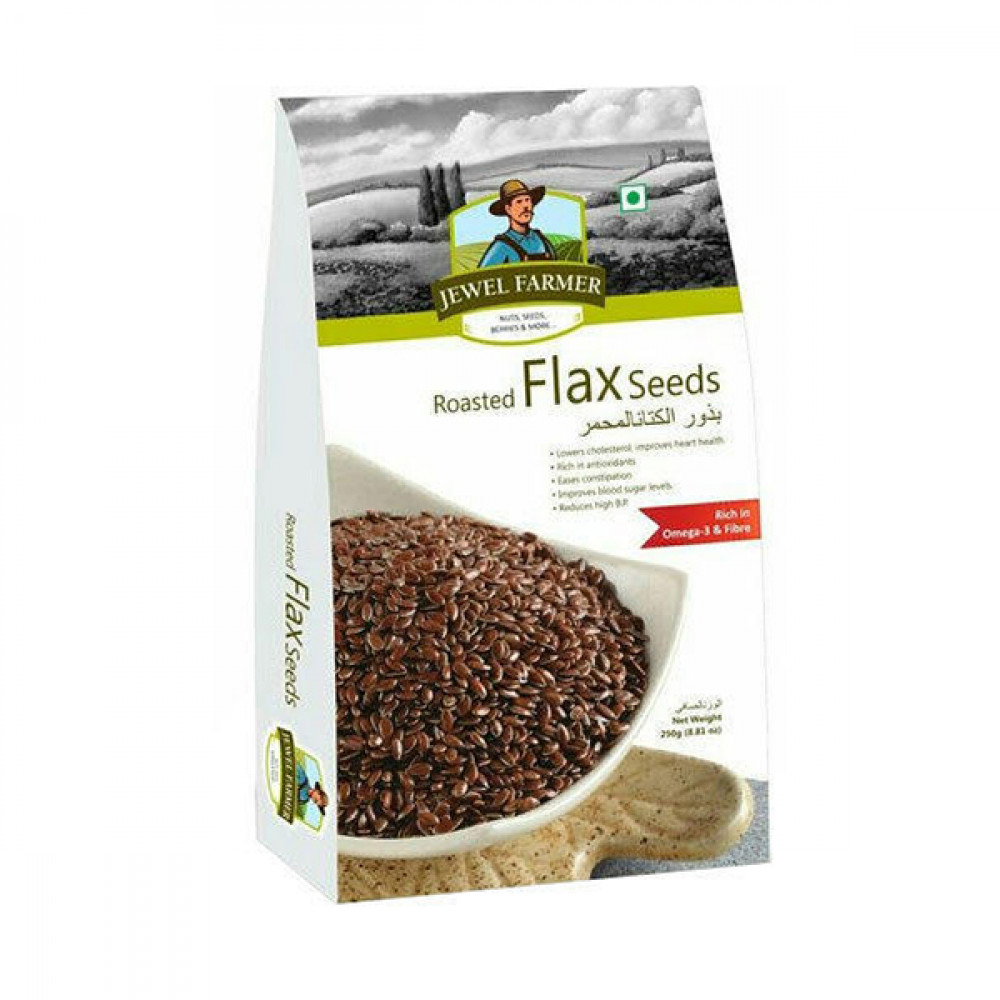 Jewel Farmer Roasted Flax Seeds 250g