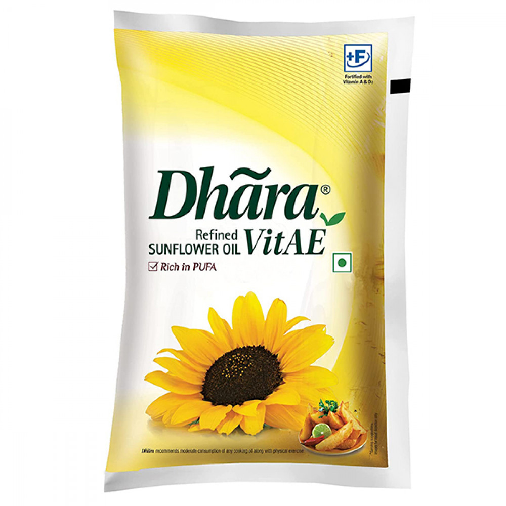 Dhara Sunflower Oil 1Ltr