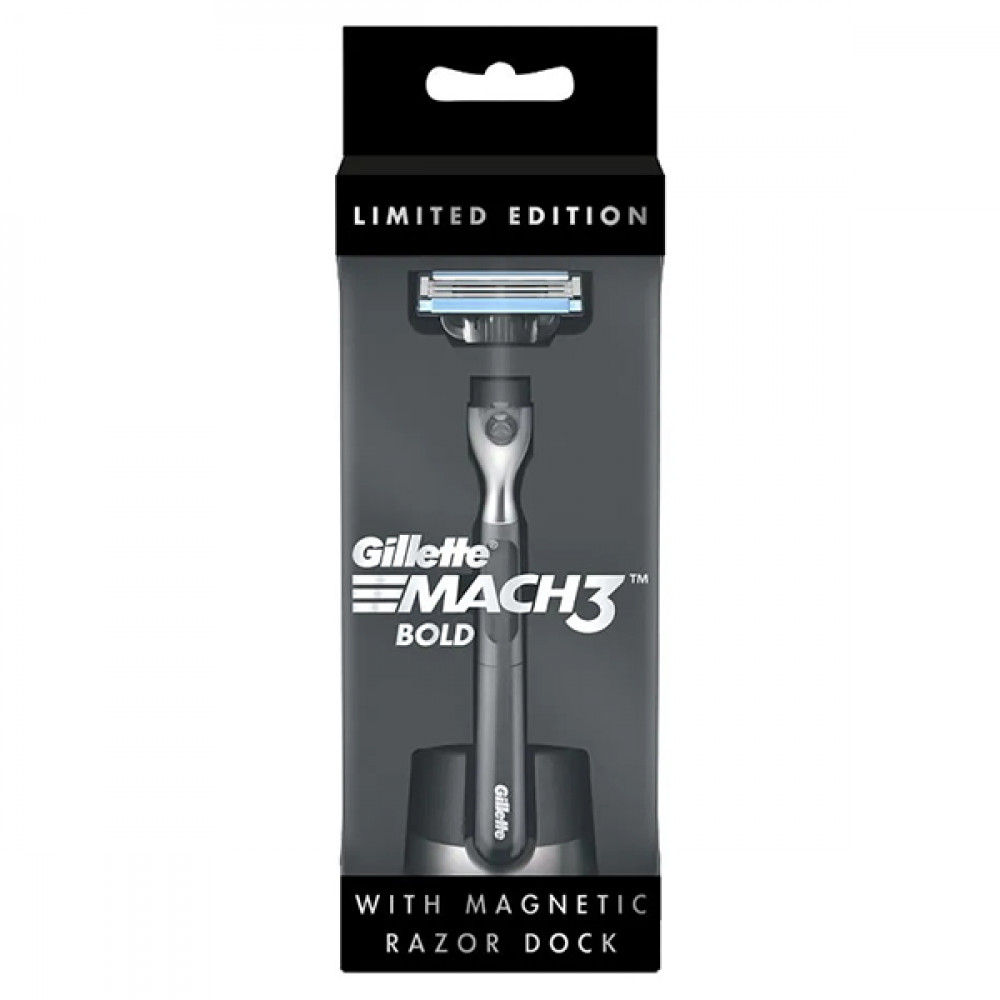 Gilltte Mach3 Bold Razor with Dock