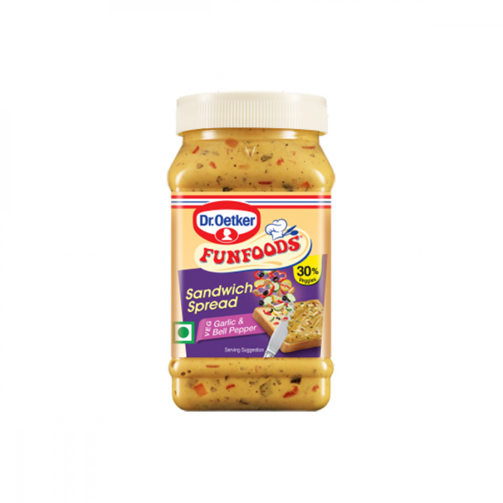 Funfoods Sandwich Spread Garlic & Bell Pepper 250G