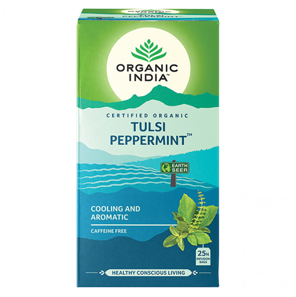 Tulsi Green Tea Peppermint Refresh 25Tb