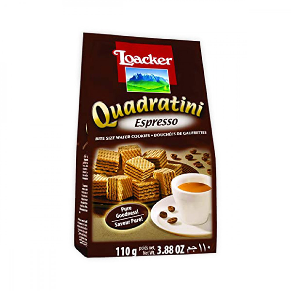 Loacker Quadratini Espresso 110g