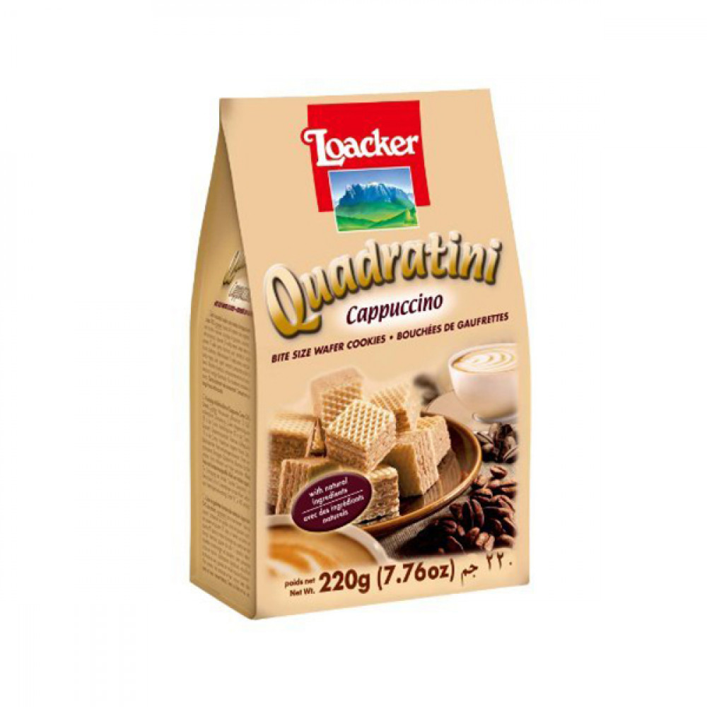 Loacker Quadratini Cappuccino 110g