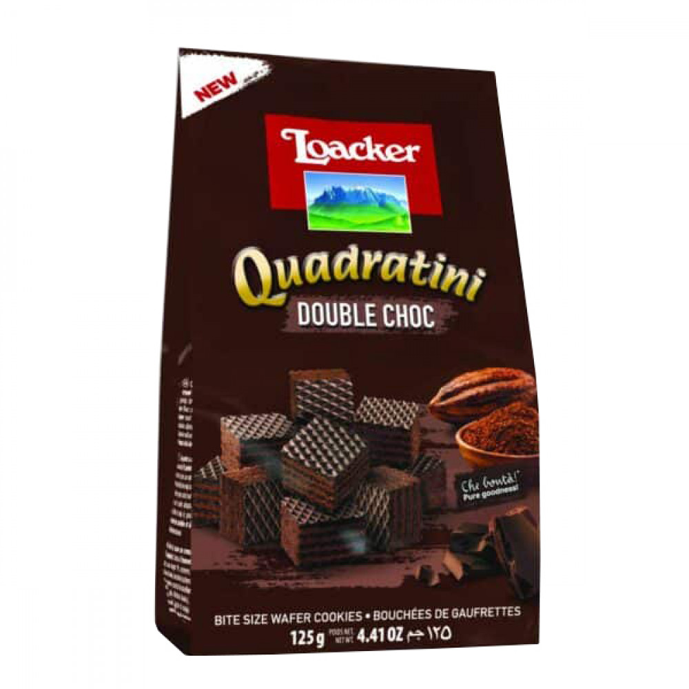 Loacker Quadratini Double Choc 110g