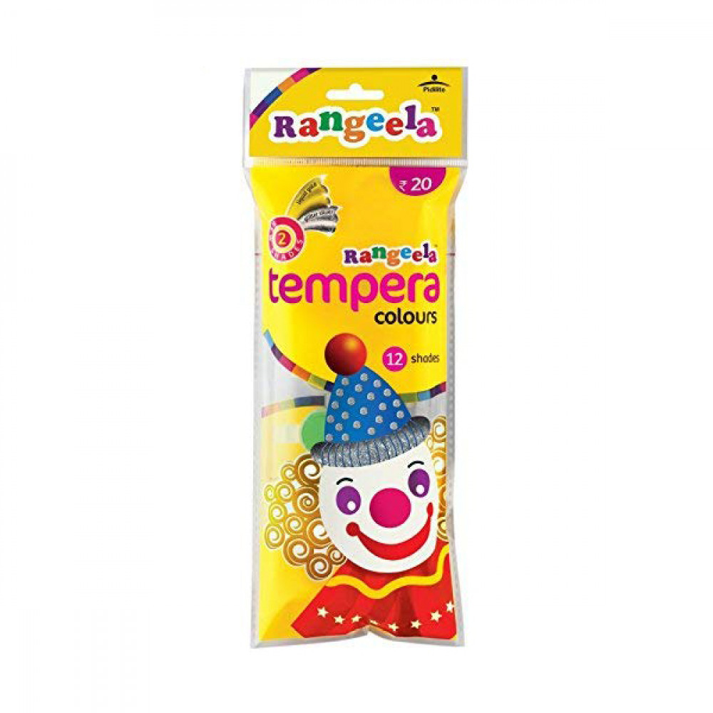 Rangeela Tempera Colours 12 Shades