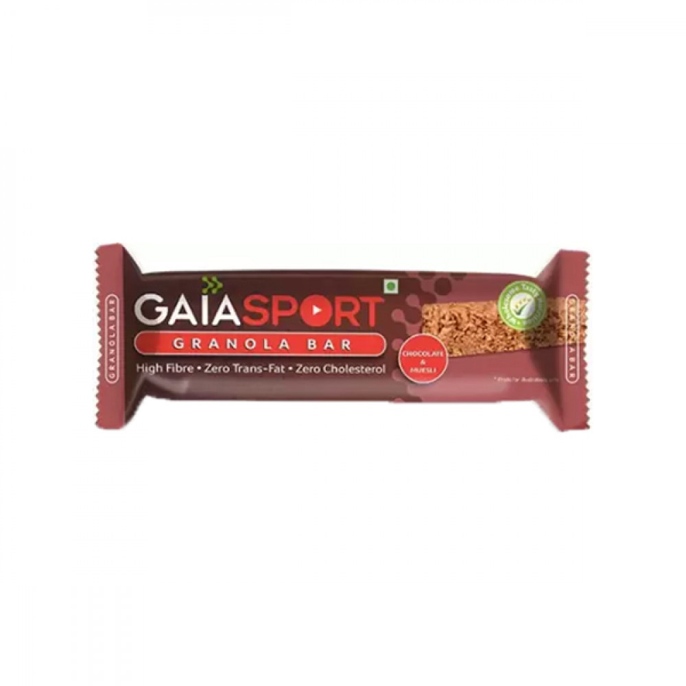 Gaia Sport Granola Choc & Muesli Bar 30g