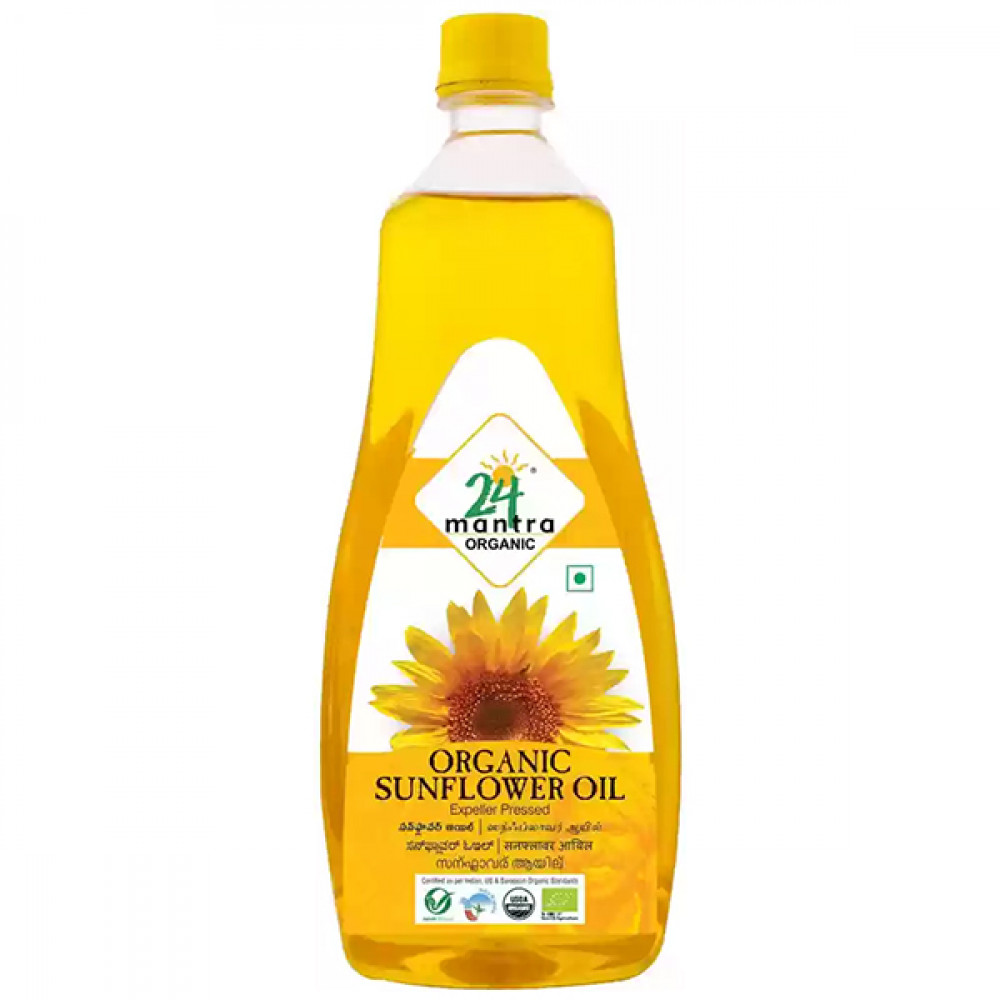 24 Mantra Organic Sunflower Oil 1L