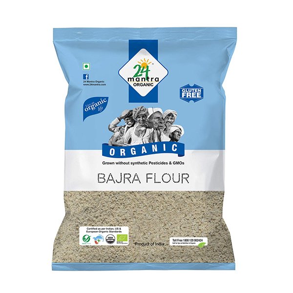 24Mantra Bajra Atta 500g