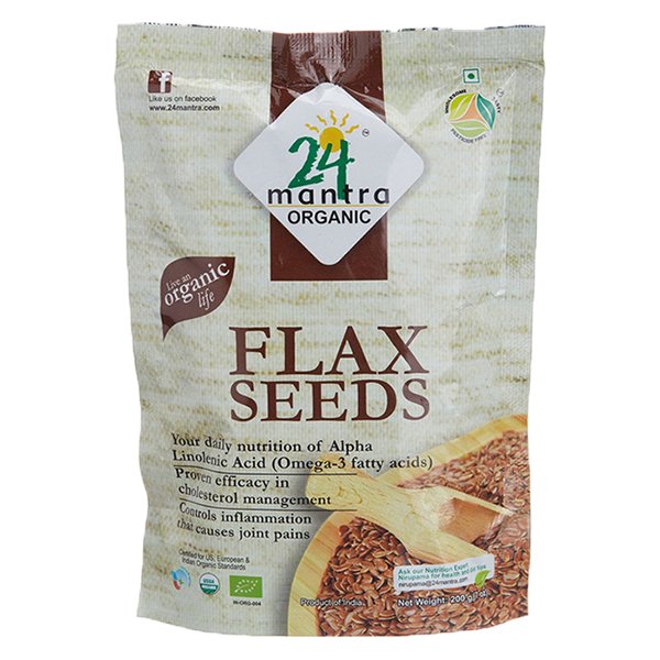 24Mantra Flax Seeds 200g