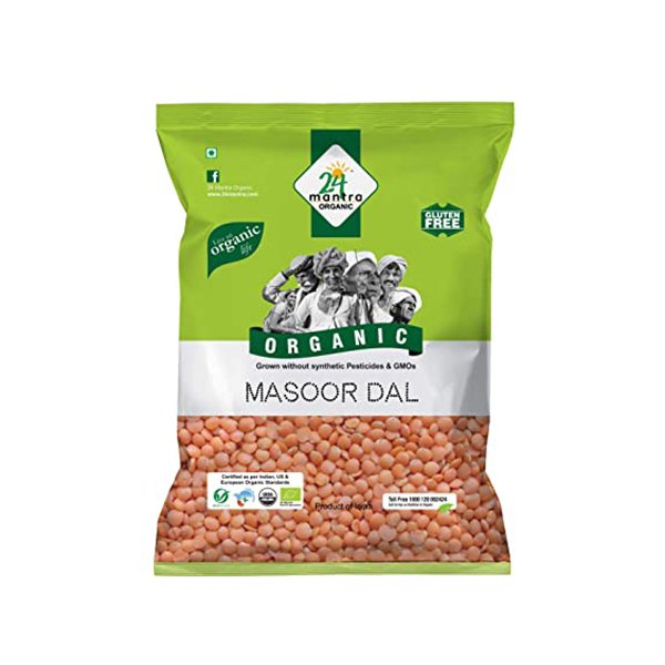 24Mantra Masoor Dal 500g