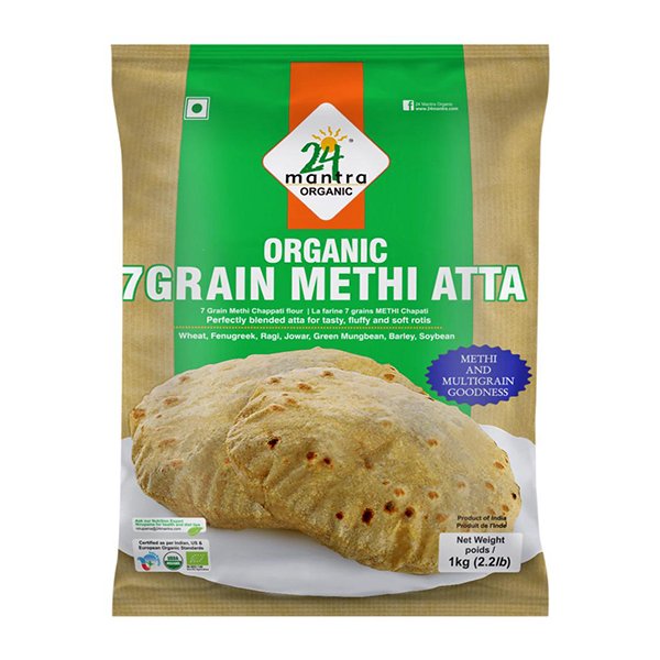 24mantra Methi Atta 1kg