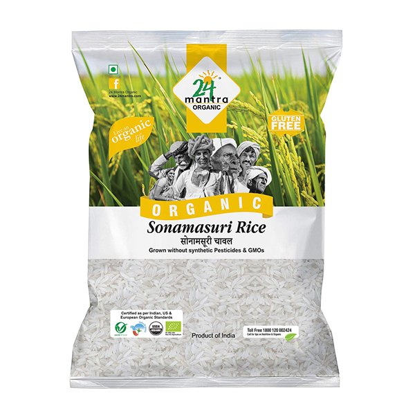 24Mantra Sona Masuri Rice 1 Kg