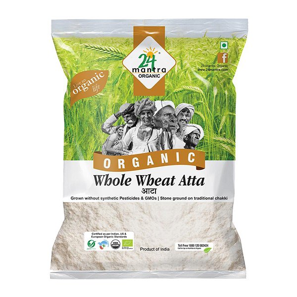 24Mantra Wholewheat Atta 5kg