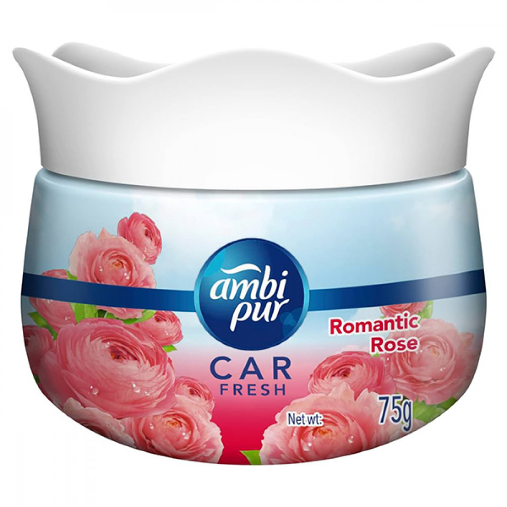 Ambi Pur Car Fresh Gel Rose 75g