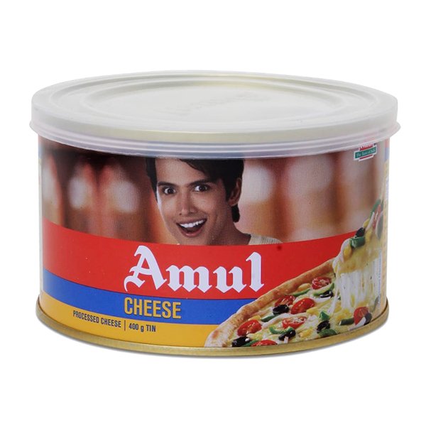 Amul Cheese Tin 400Gm