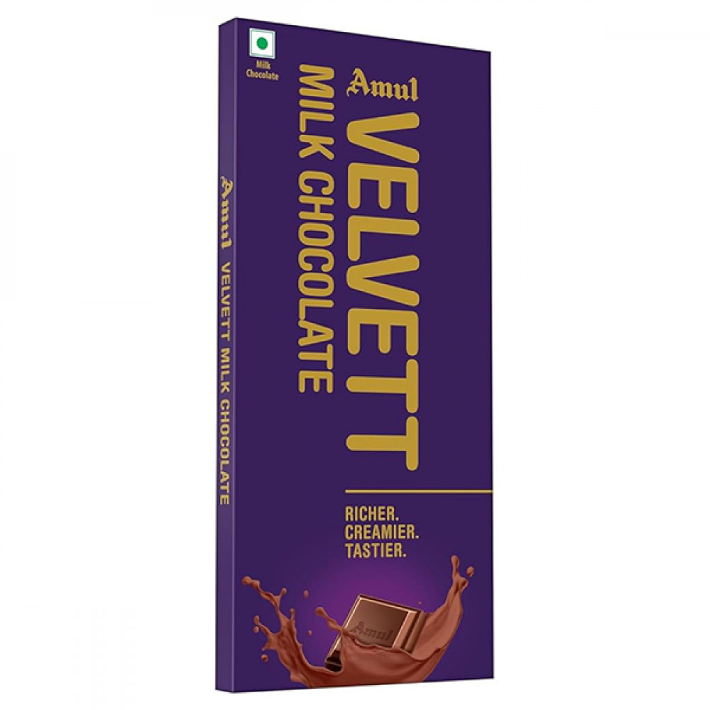 Amul Velvet Milk Chocolate 150Gm