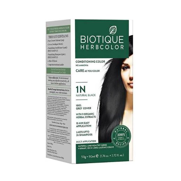 BIO HERBCOLOR 1N NATURAL BLACK  50G