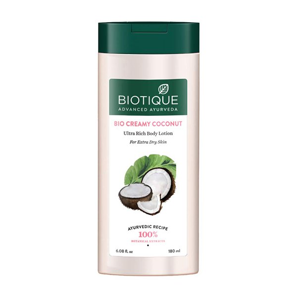 BIOTIQUE CREAMY COCONUT LOTION 180ml