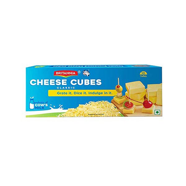 BRITANNIA CHEESE CUBES 200GM