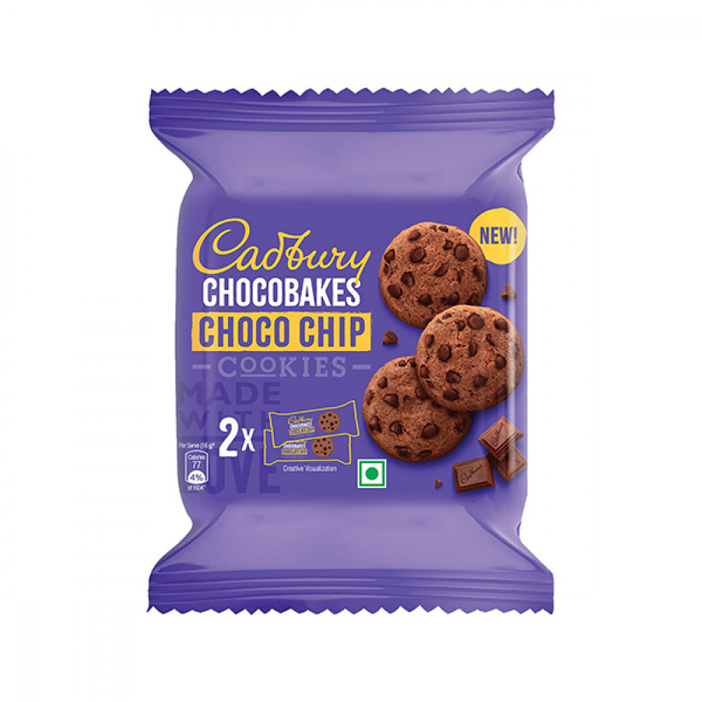 Cadbury Chocobakes Choco Chip Cookies 167gm