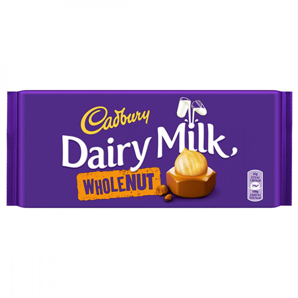 Cadbury Dairymilk Wholenut 200g