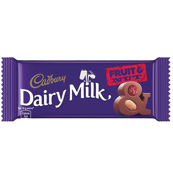 Cadburys Dairy Milk fruit & Nut