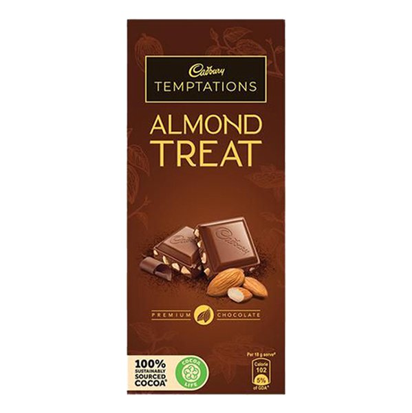 Cadburys Temptation Almond 72G