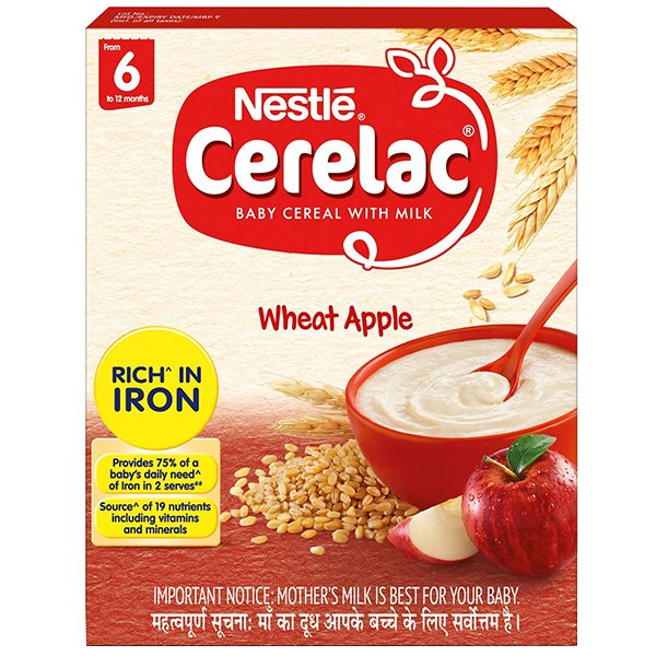 Cerelac Stage 1 Wheat Apple  375 Gm