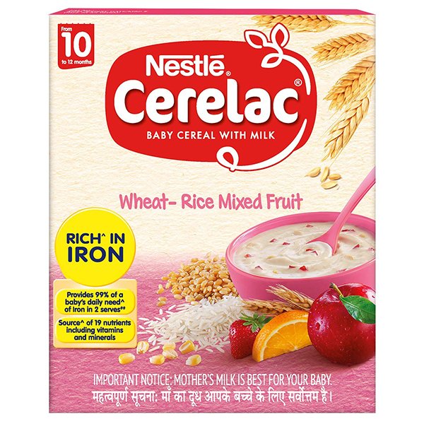 Cerelac Wheat-Rice Mixed Fruit 300G 10+Months