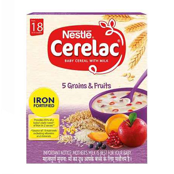 Cerelac 5Grain&Fruits 300G 18+Months