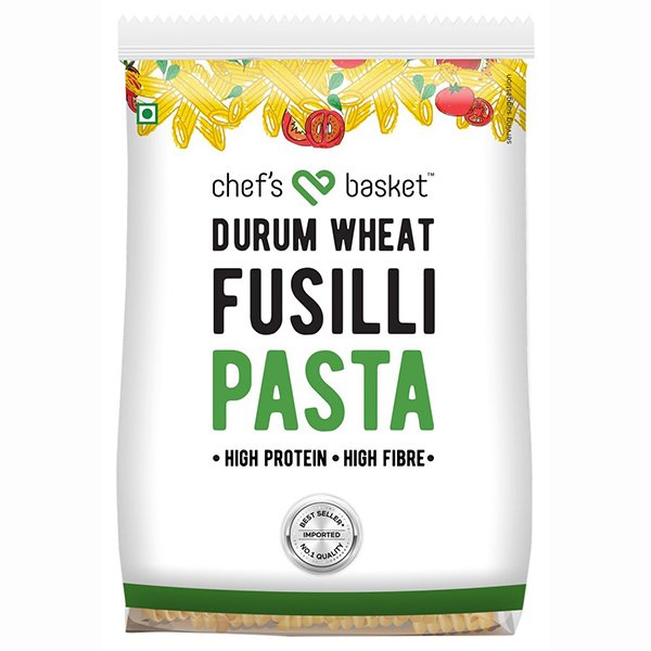 Chefs Basket Durum Wheat Pasta Fusilli 500g (Buy 1 Get 1 Free)