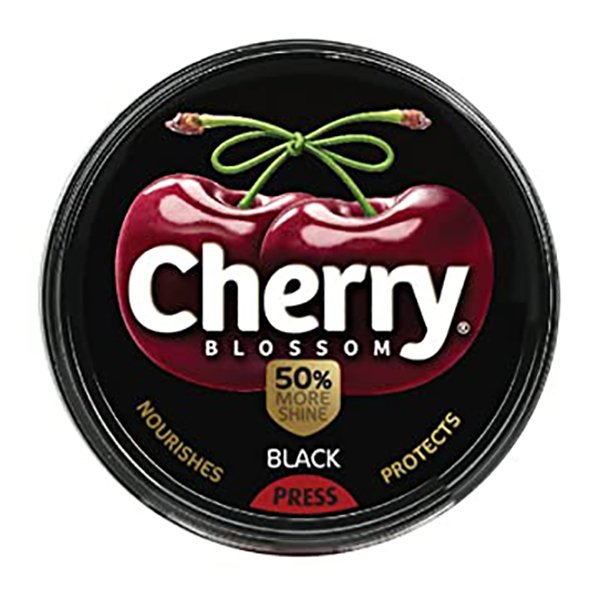 Cherry Blossom Black Shoe Polish