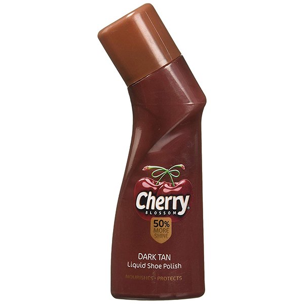 Cherry Blossom Brown Liquid Shoe Polish 75Ml