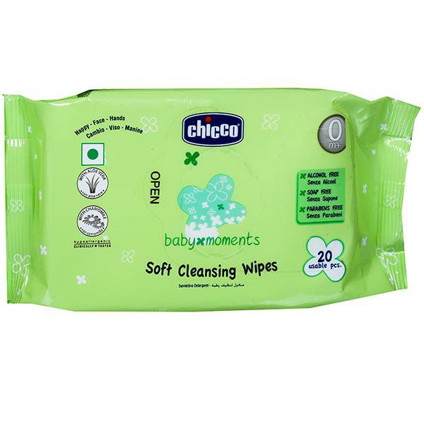 CHICCO BABY WIPES 20 PCS