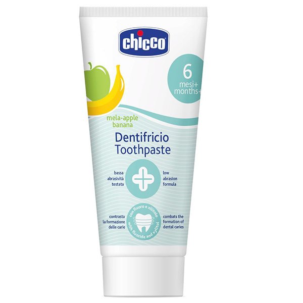 Chicco Toothpaste Apple-Banana6M+ 50G