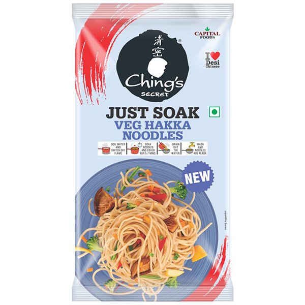 Chings Just Soak Veg Hakka Noodles 150G