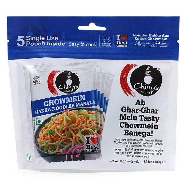 CHINGS MIRACLE HAKKA NOODLES MASALA 100GM