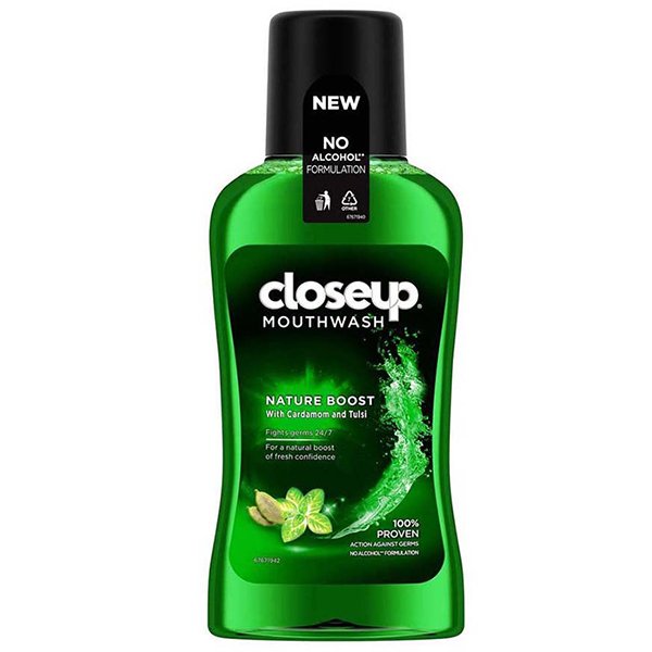 CLOSEUP MOUTHWASH NATURE BOOST