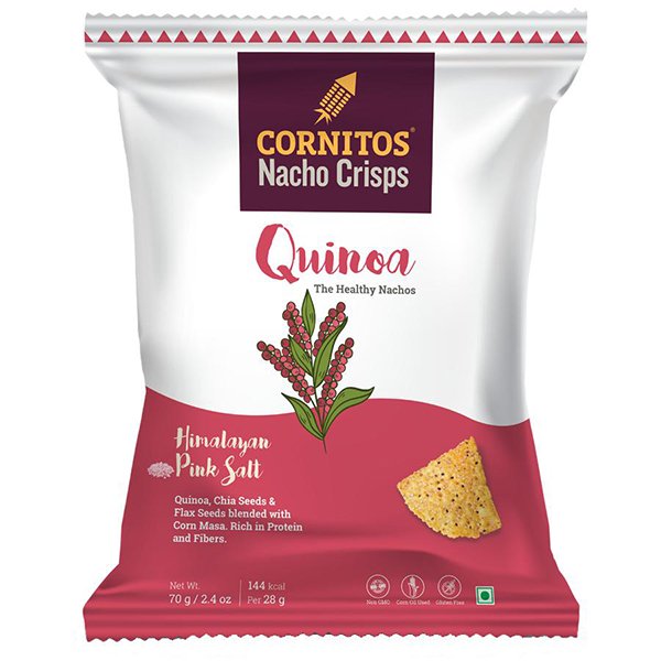 CORNITOS NACHOS QUINOA 70G