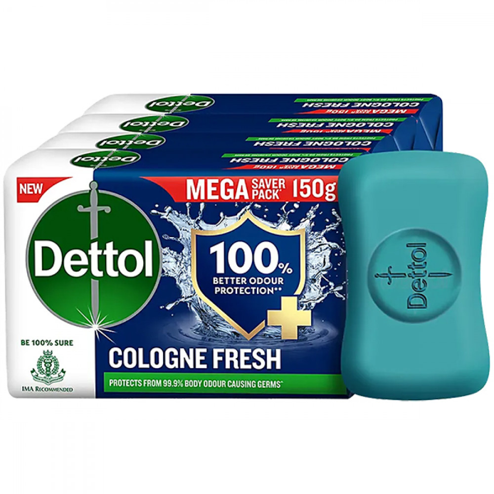 Dettol Cologne Soap 100gX4