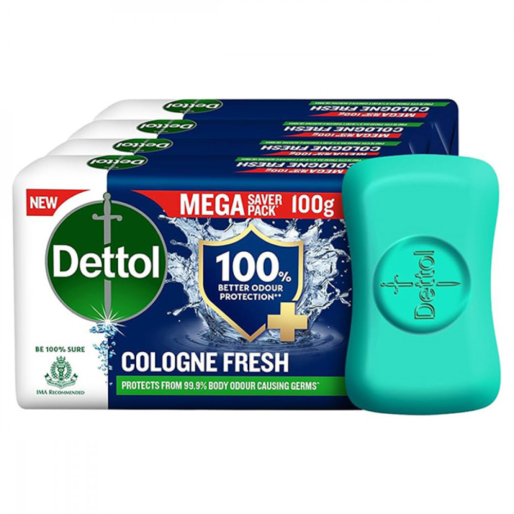 Dettol Cologne Soap 100gX4