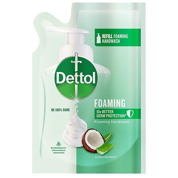 Dettol Foaming Handwash Aloe  Coconut 200ml Refill