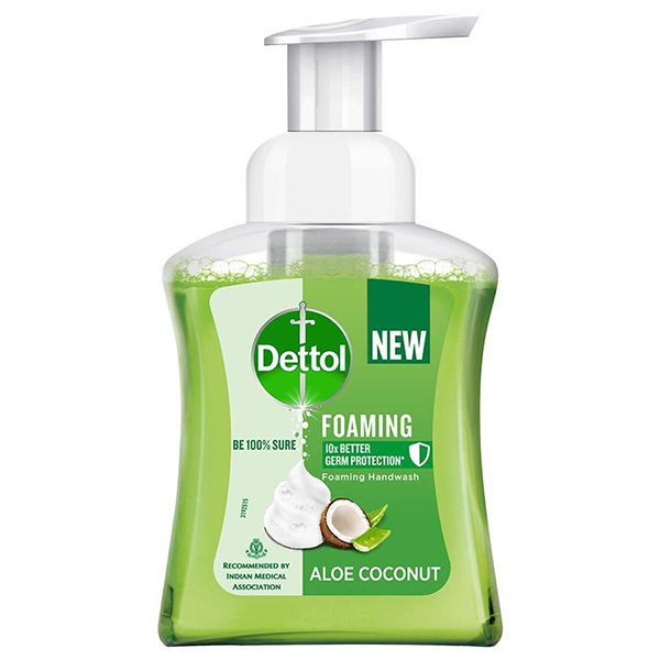 Dettol Foaming Handwash Aloe  Coconut 250Ml Pump